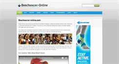 Desktop Screenshot of beachsoccer-online.com